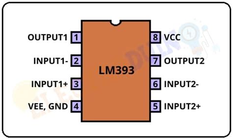 Lm393 Comparator Ic Pinout Specifications And Working Principle ...