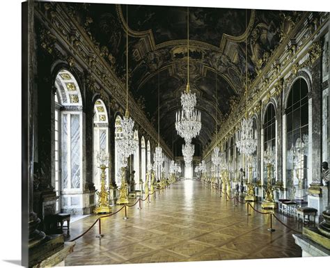 Hall of Mirrors in the Palace of Versailles Wall Art, Canvas Prints ...