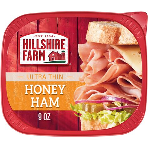 Hillshire Farm Sliced Honey Ham Deli Lunch Meat, 9 oz - Walmart.com