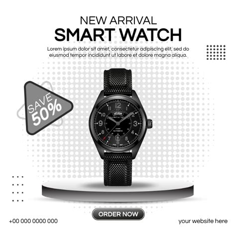 New Watch Collection Template | PosterMyWall