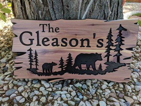 Custom Wood Signs Personalized Engraved Welcome Sign - Etsy | Carved ...