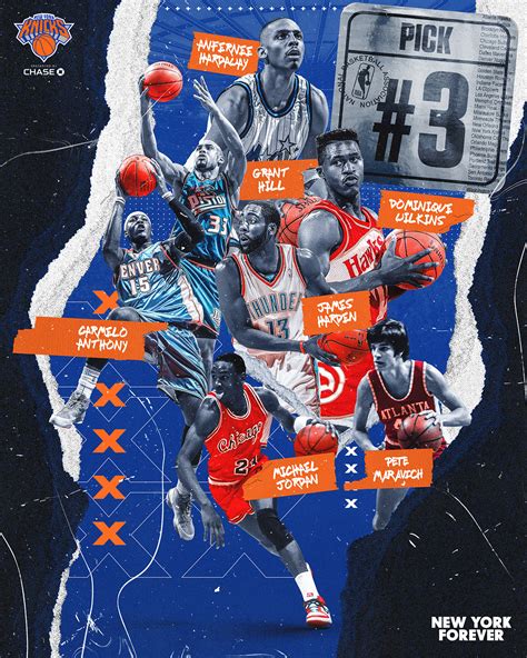 New York Knicks | Former #3 NBA Draft Picks | Behance