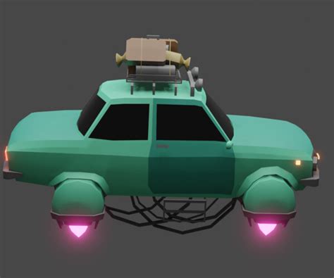 ArtStation - 3D Sci-Fi Car | Game Assets