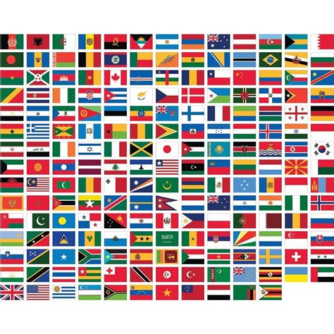 Flags Of The World Pack | Buy 50 Different Country Flags at Flag and ...