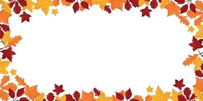 Fall Leaf Clip Art Border