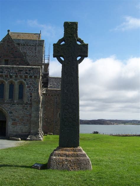 Celtic cross near the Abbey on Iona, Scotland | Oh the places I've been ...