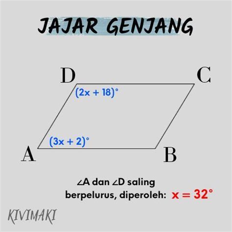 Menghitung Besar Sudut Pada Jajar Genjang - Dikte ID