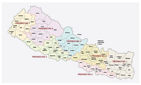 Provinces Map of Nepal Durbar Square, Bhaktapur, West East, Indus ...