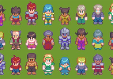 pixel art character sprite - Joana Moffitt