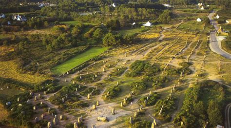 Aerial View, Carnac Stone Rows, Brittany, France – Neolithic Studies