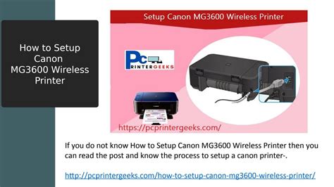 How to Setup Canon MG3600 Wireless Printer Support by Chris Williams ...