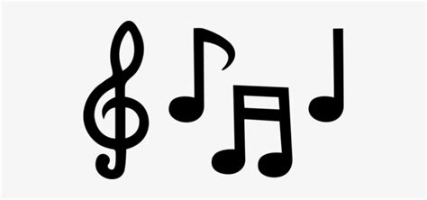 Free Clipart Music Notes Black White