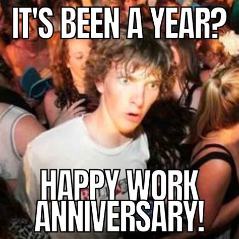 First Year Work Anniversary Meme 15 Unique Happy 1 Year Work | Porn Sex ...