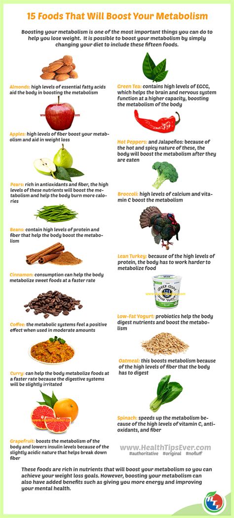 Best 15 Foods that will Boost Your Metabolism – Health Tips Ever Magazine