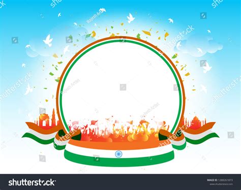 Republic Day India Background Celebration 26 Stock Vector (Royalty Free ...