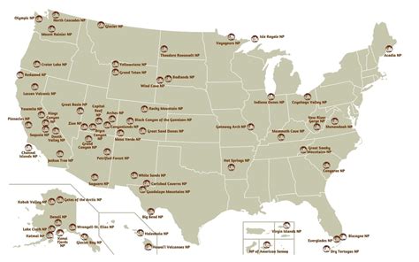 National Parks: Map & List of All 63 U.S. Parks | The National Parks ...