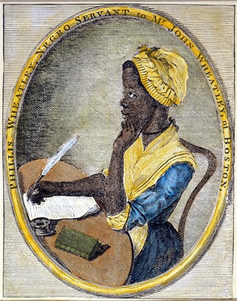 Phillis Wheatley /N(1753?-1784). African-American Poet. Engraved ...