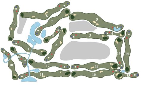 Course Layout - Meadowlands Golf Club at Sylvan Lake