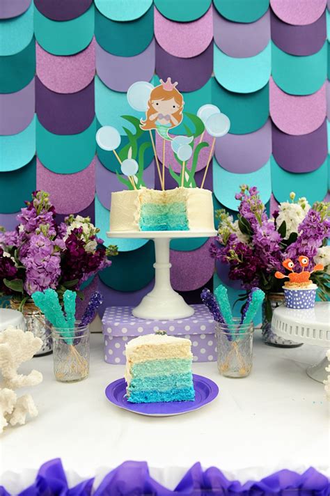 Mermaid Birthday / Pool Party Ideas DIY | Mermaid birthday party food ...