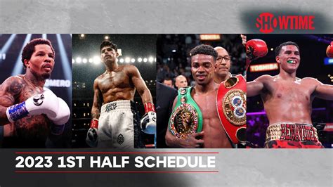 2023 Spring & Summer Boxing Schedule | SHOWTIME SPORTS - YouTube