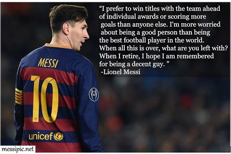 Lionel Messi Quotes