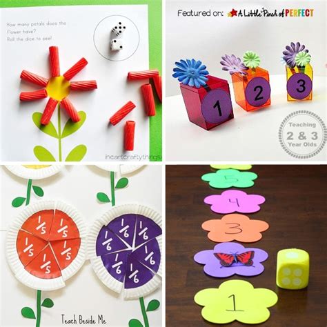 12 Brilliant Flower Math Activities for Kids - A Little Pinch of Perfect