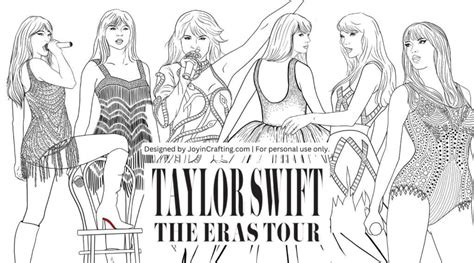 Speak Now Taylor's Version Coloring Page