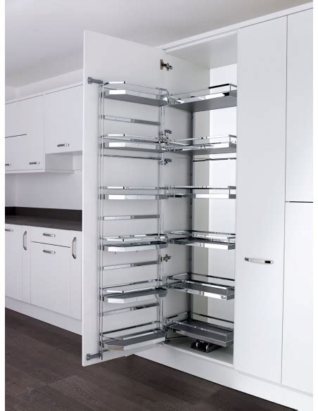 500mm Tandem Larder Kessebohmer Style Solid Baskets 1700mm KASTLF500SC