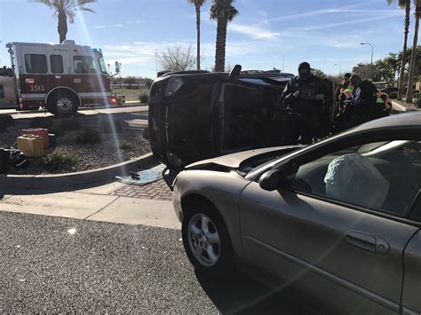 Peoria Police (AZ) on Twitter: ".@PeoriaAzPS @ rollover accident 88th ...