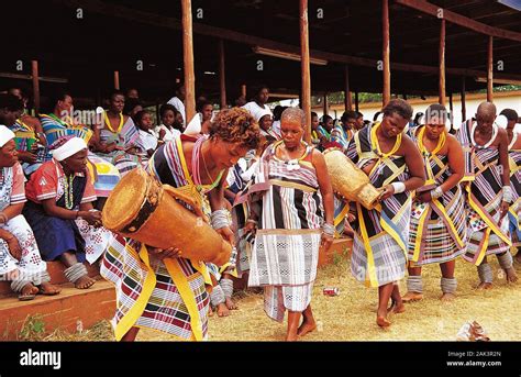 This photo shows the Venda at a traditional dance festival in the ...