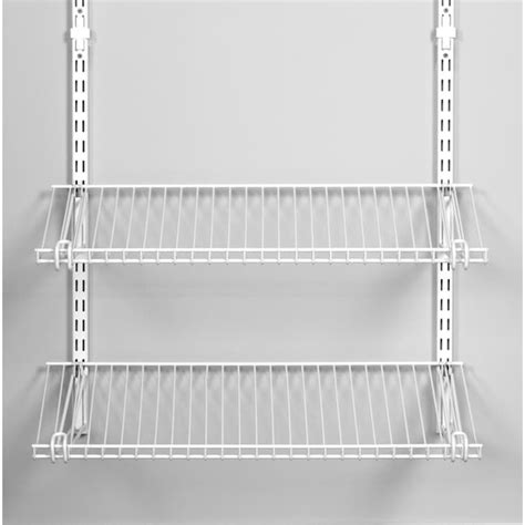 Rubbermaid Homefree Series 4-ft Adjustable Mount Wire Shelving Kits at ...