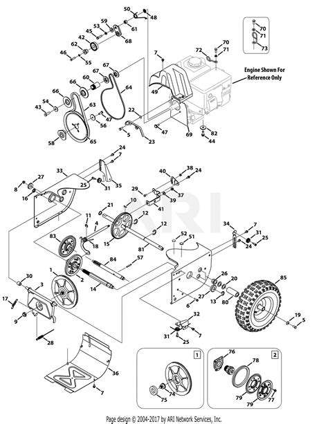 Mtd snowblower parts diagram 31as63ef700 - engkaser