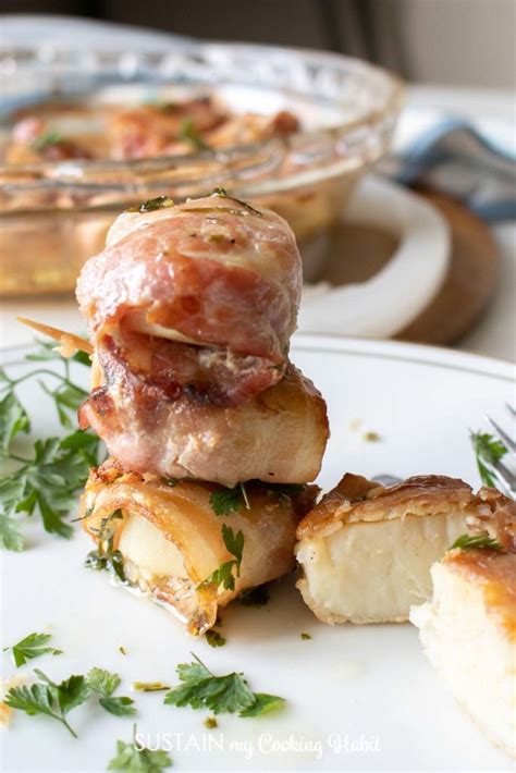 Easy Baked Bacon-Wrapped Scallops Recipe in the Oven - Sustain My ...