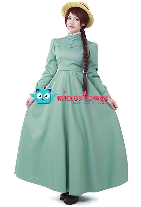 Howls Moving Castle Sophie Hatter Dress Cosplay Costume | Cosplay dress ...