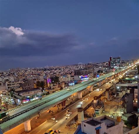 Electron City Flyover Bangalore Bommanahalli Stock Image - Image of ...