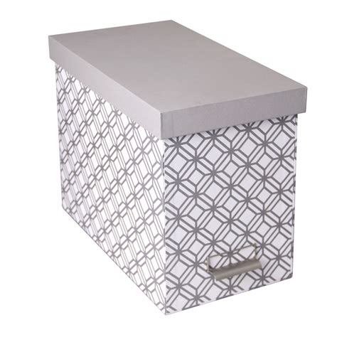 Decorative File Storage Box with Lid - Walmart.com