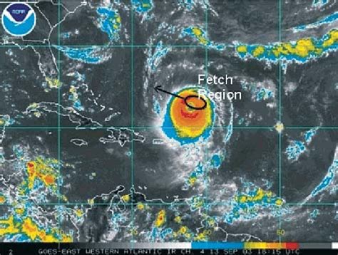 Hurricane Isabel IR satellite image 1815 UTC 13 September 2003 ...