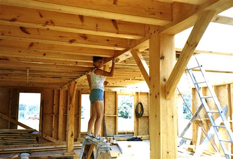 Diy Post And Beam House - The Best Picture Of Beam