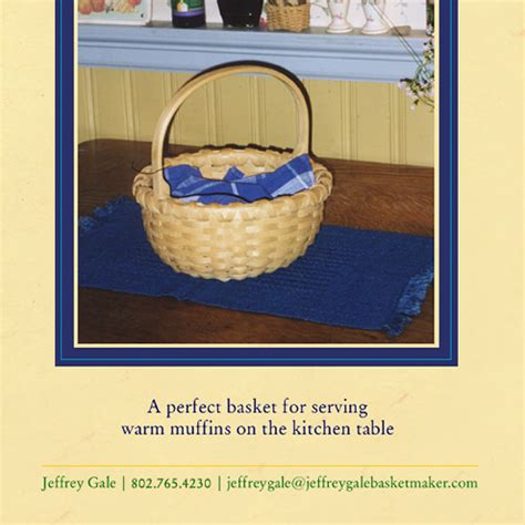 Jeffrey Gale Basketmaker - Muffin Basket