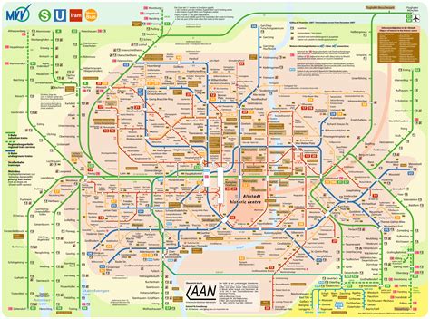 Munich Metro map | Transport map, Munich, Transit map