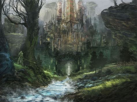 Fantasy Forest, Fantasy Castle, High Fantasy, Fantasy World, Castle ...