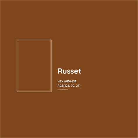 Russet Complementary or Opposite Color Name and Code (#80461B ...