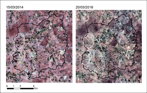 10: Satellite data acquired by the American Earth observation satellite ...