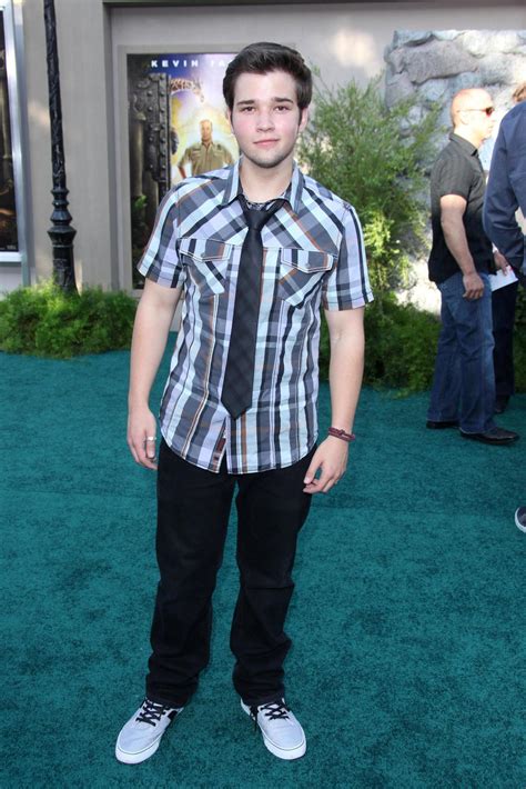 LOS ANGELES, JUL 6 - Nathan Kress arriving at the Zookeeper Premiere at ...