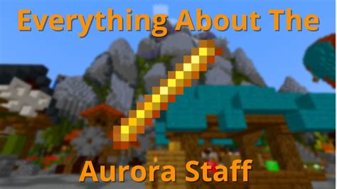 Everything About The Aurora Staff On Hypixel In 1 Minute!! - YouTube