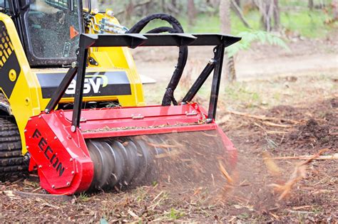 Standard Flow Skid Steer Mulcher: forestry mulcher for skid steers +64LPM