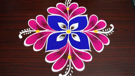 Flower Pongal Rangoli Designs With Dots | Best Flower Site