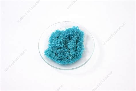 Copper chloride crystals - Stock Image - C025/9086 - Science Photo Library