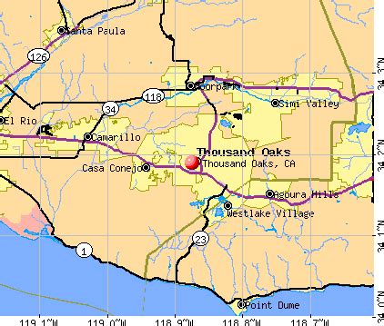 Thousand Oaks, California (CA 91360) profile: population, maps, real ...