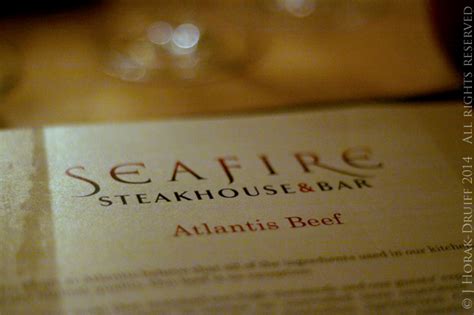 Seafire Steakhouse @ Atlantis The Palm - Cooksister | Food, Travel ...